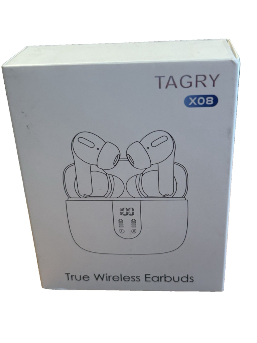 Tagry X08 Rose Gold True WirelessLED Earbuds 6 Hrs of Playtime LED Power Display